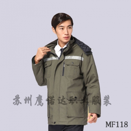 反光劳保工作服冬装款式MF110